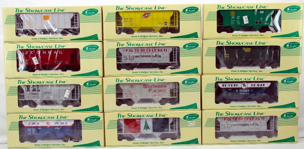 New S - Helper S Gauge Twelve (12) Assorted Freight Cars (1 of 7)