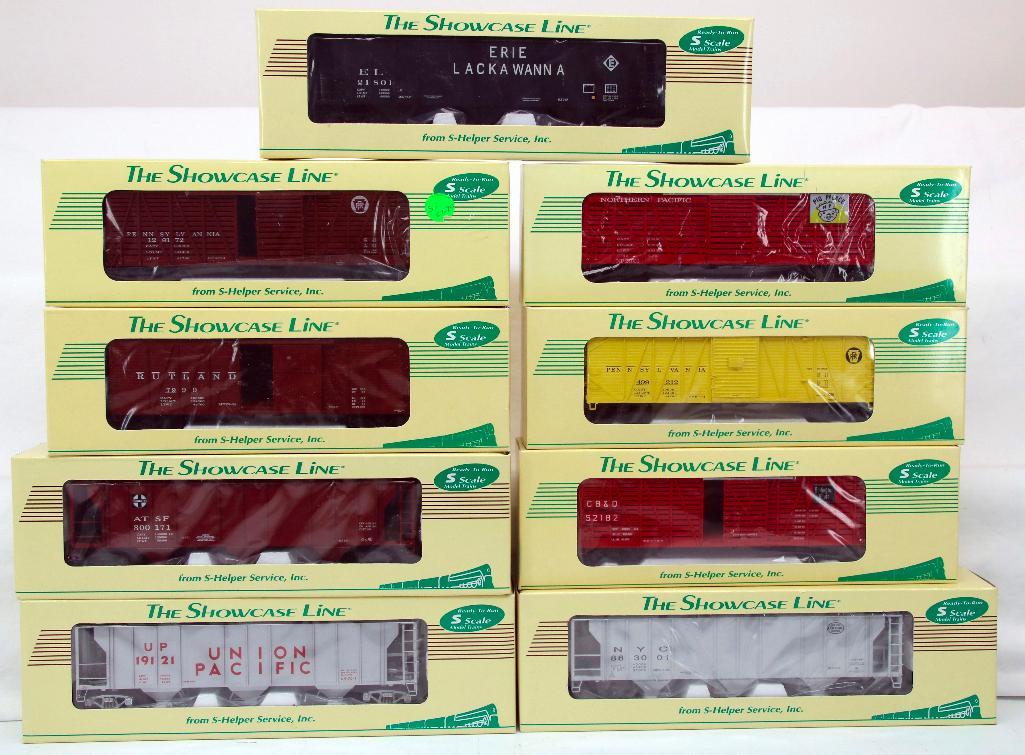 New S - Helper S Gauge Nine (9) Assorted Freight Cars (1 of 8)