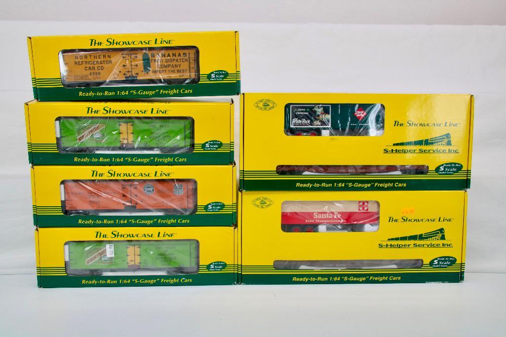 New S - Helper S Gauge Six (6) Assorted Freight Cars (1 of 5)