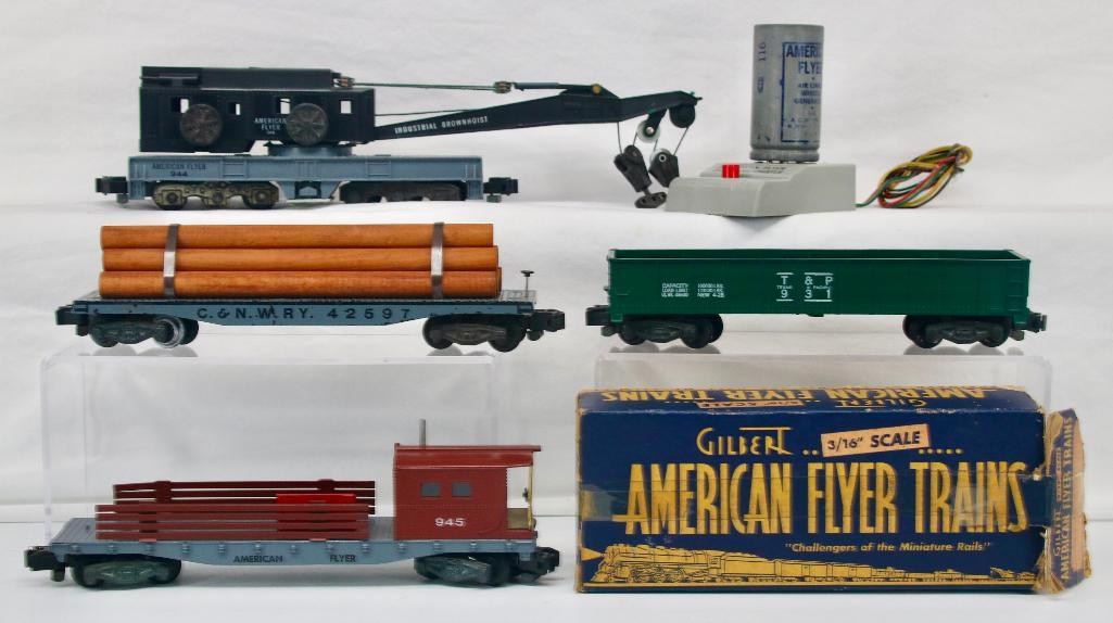 American Flyer S Gauge Postwar Four (4) Assorted Freight Cars (1 of 9)