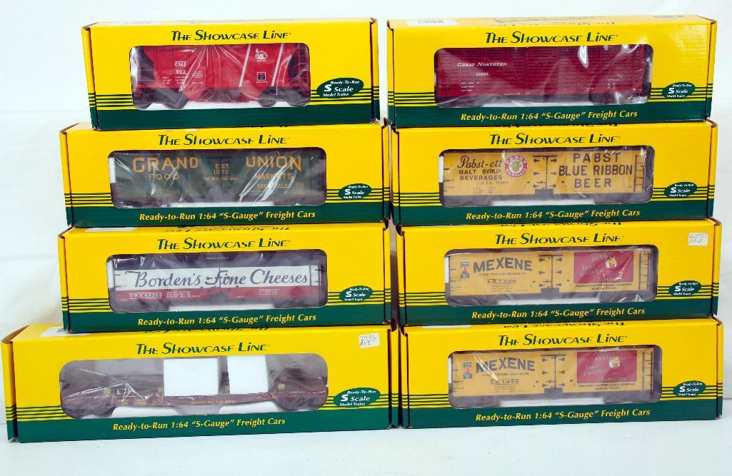 New S - Helper S Gauge Eight (8) Assorted Woodsided Reefers (1 of 5)