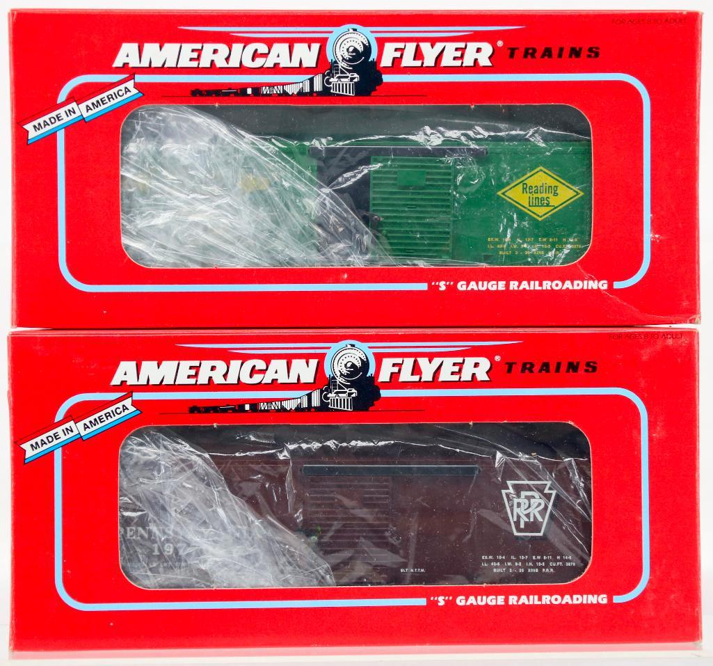 New AF Lionel S Gauge Very Rare TCA Museum Box Cars 2008: New AF Lionel S Gauge Very Rare TCA Museum Box Cars 2008, each in C10 and each in its original box. TCA Museum Box Cars were not advertised by TCA, and only 65 pairs made. These are very difficult to