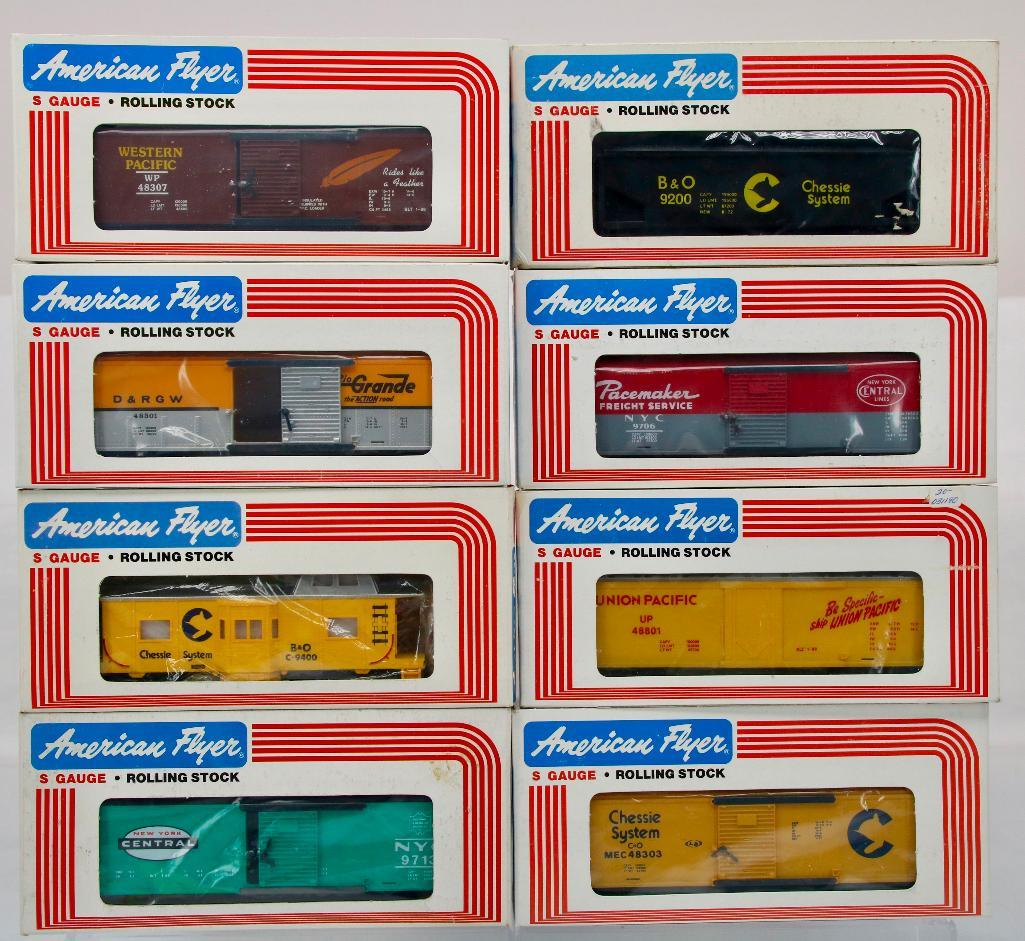 New AF Lionel S Gauge Eight (8) Assorted Freight Cars (1 of 5)