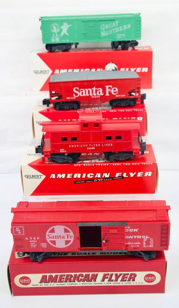 American Flyer S Gauge Postwar PikeMaster Four (4) Assorted Freight Cars (1 of 6)
