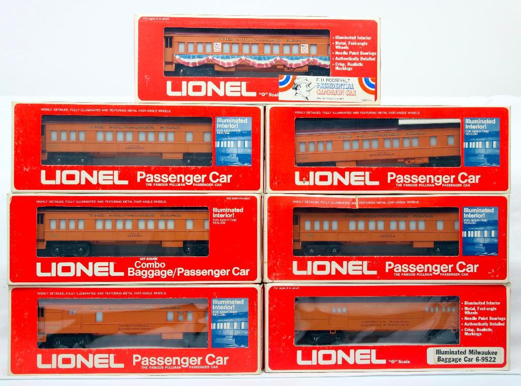 MPC Lionel O Gauge Seven (7) Assorted Milwaukee Road Passenger Cars (1 of 6)