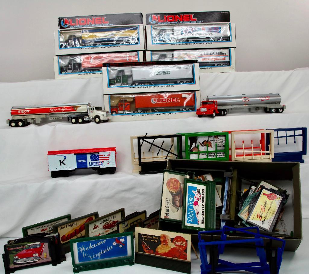 MPC Lionel O Gauge Truck and Trailer for Lionel Visitor Center/Little Caesars/Lionel Lines (1 of 8)