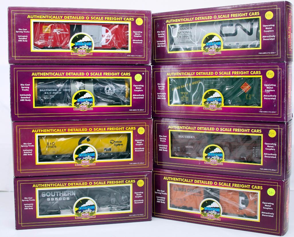 MTH O Gauge Eight (8) Assorted Freight Cars (1 of 6)