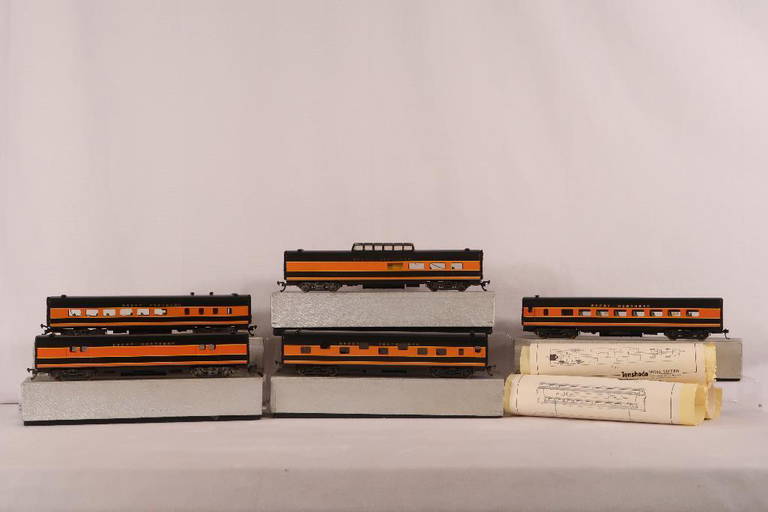 Tenshodo Ho Brass Five (5) Assorted Great Northern Passenger Cars