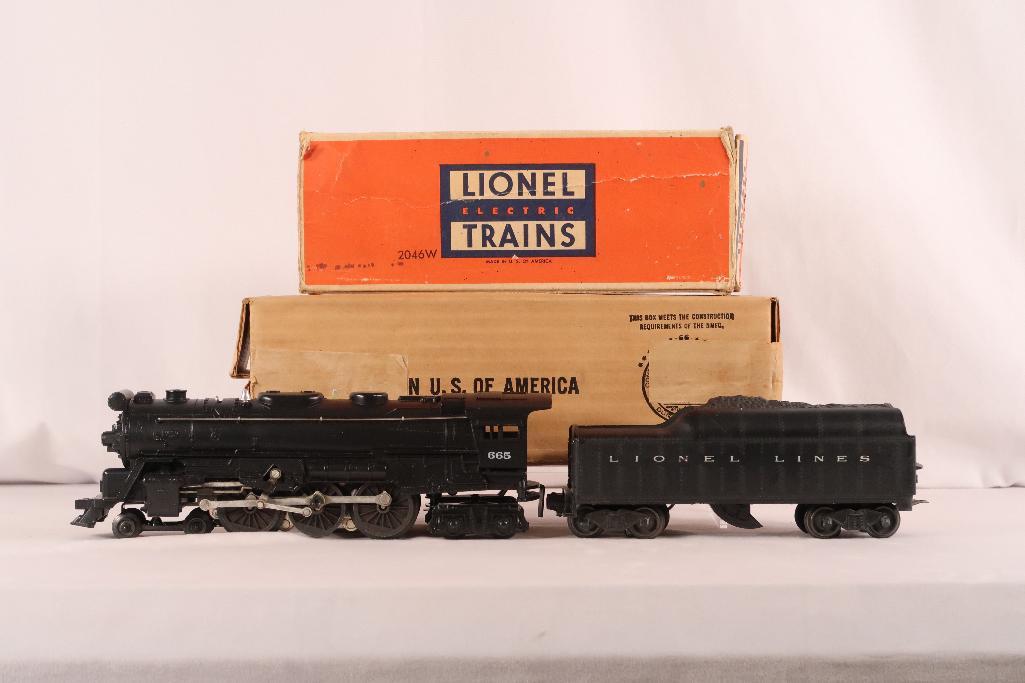 Marx O Gauge - 4 - 2 Loco and Tender with Three (3) Litho Freight Cars (1 of 16)