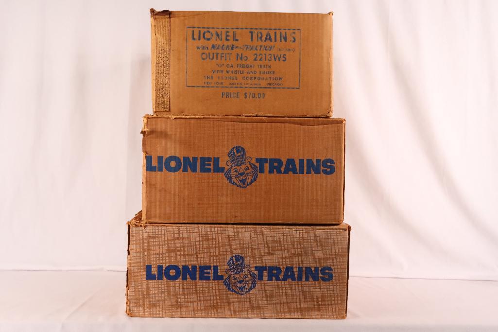 Lionel Postwar Original Set Boxes only for 2213WS/1608W/2255W (1 of 4)