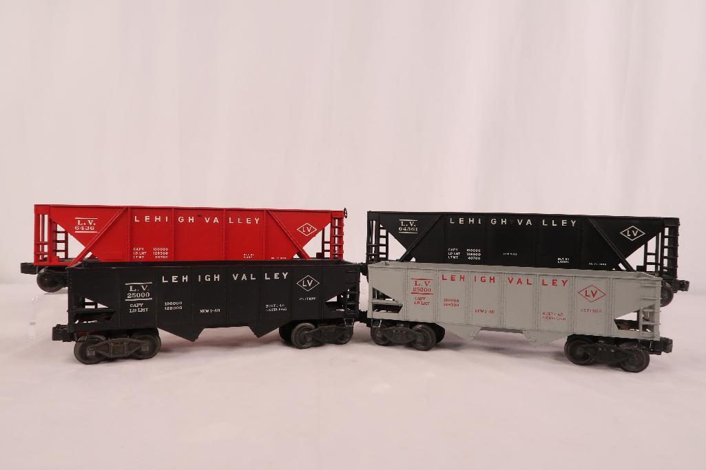 Lionel Postwar 6456 Black - 6456 Gray - 6436 Red - 6436 Black: Lionel Postwar 6456 black - 6456 Gray - 6436 red - 6436 Black, each in C7 overall.