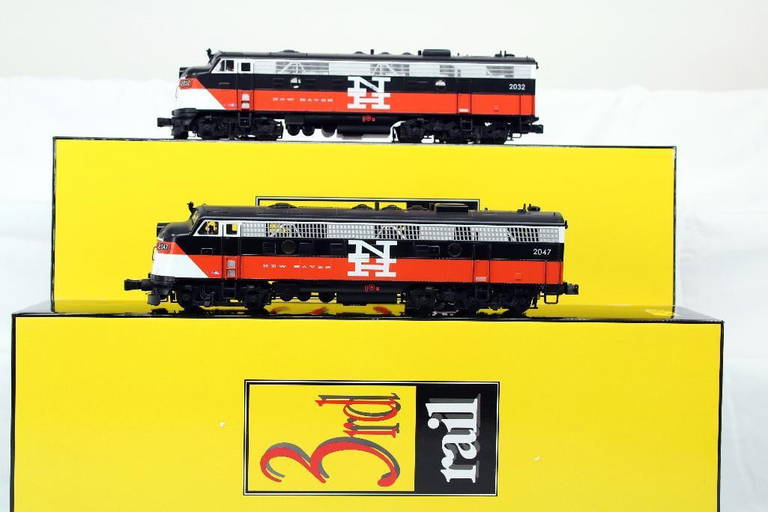 3rd Rail O Gauge New Haven Emd Fl9 Diesel Electric X2