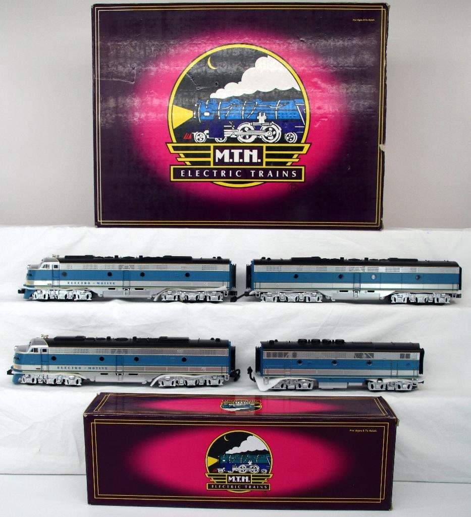 MTH O Gauge Electro-Motive Division E -8 ABA Diesel Set with F -3B Unit Powered (1 of 10)