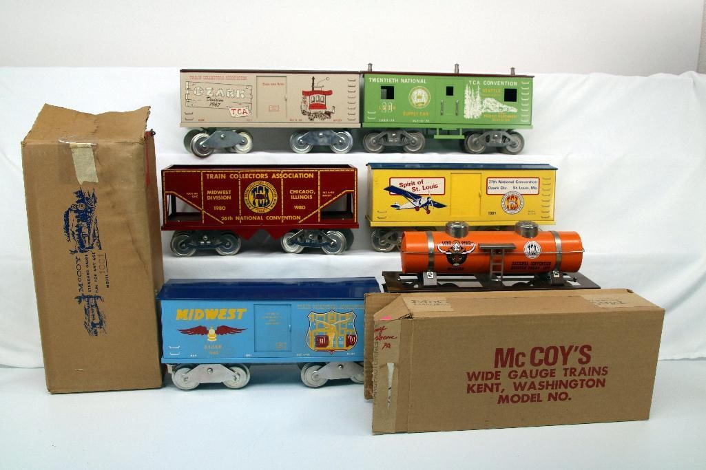 McCoy Standard Gauge Six (6) Assorted Commemorative Freight Cars (1 of 8)