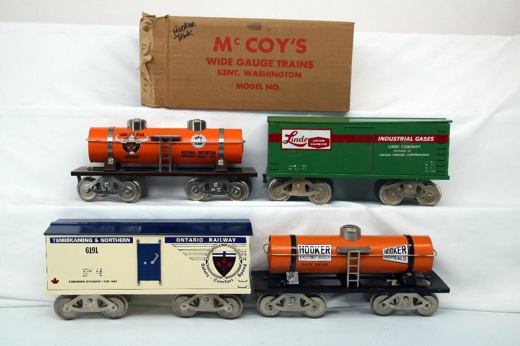 McCoy Standard Gauge Cascade Two-Tone Blue 4-4-4-4 Box Cab Electric Engine with McCoy Standard Gauge (1 of 15)