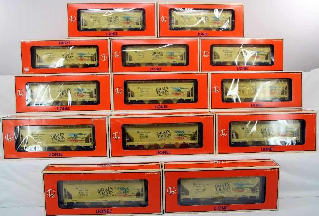 Modern Lionel O Gauge Hopper -3B Grain Train #6 -17139 X13 (1 of 5)