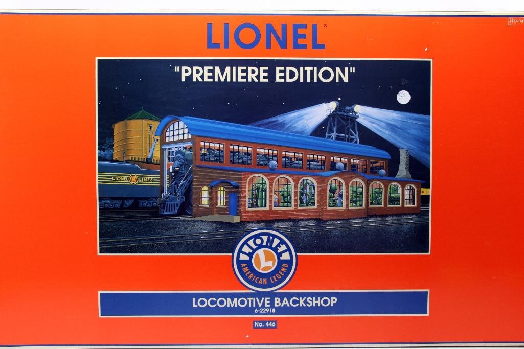 Modern Lionel 446 Locomotive Backshop #6 -22918: Modern Lionel 446 Locomotive Backshop #6 -22918, in C10 and in its original box/ shipping container.