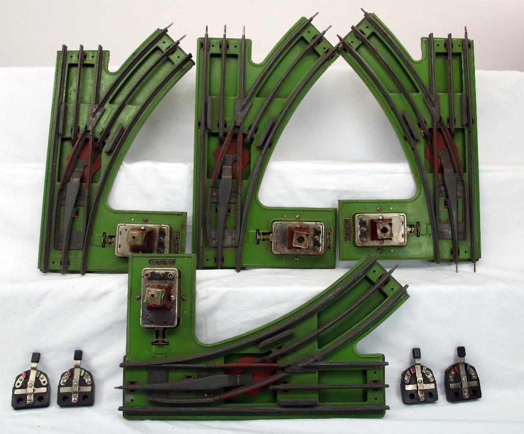 Lionel Prewar Standard Gauge 222 Switches X4 (1 of 7)