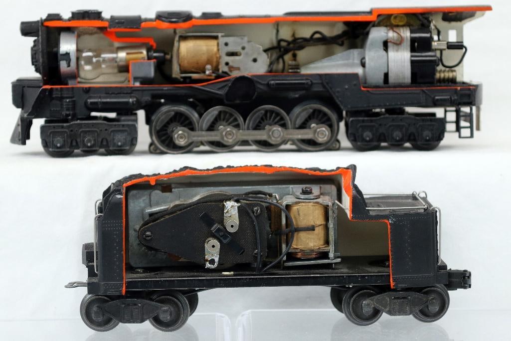 Lionel Postwar 671 Factory Dealer Cutaway Display Loco, 1946 version, and Tender Sample (1 of 9)
