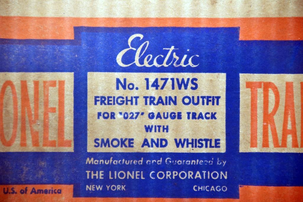 Lionel Postwar No. 1471WS original Set Box only from 1950 (1 of 7)