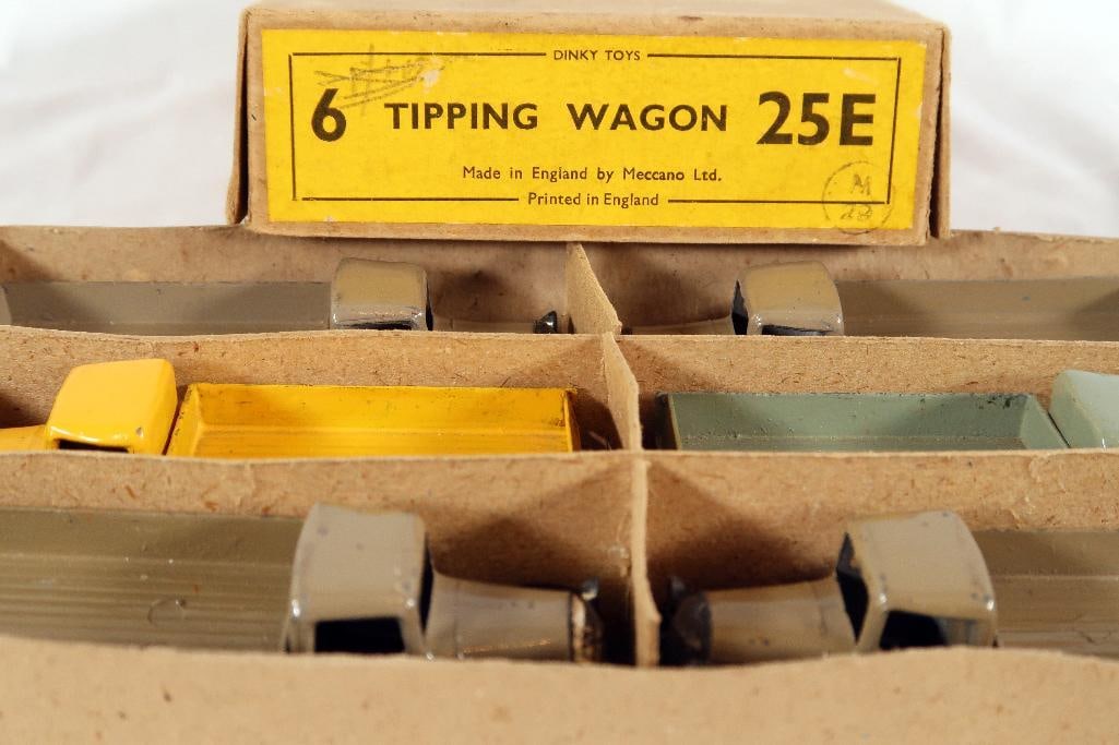 Dinky Toys 25E Tipping Wagon Trade Pack with 25e Tipping Wagon X6 (1 of 20)