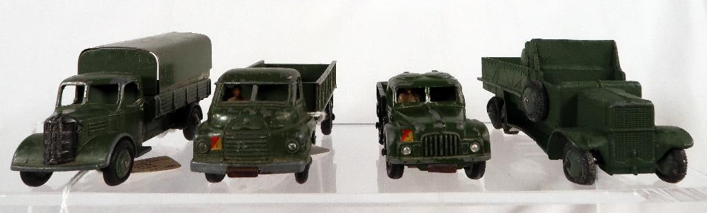 Dinky Toys 621 3 Ton Army Truck/641 1 Ton Army Truck/30s Austin Military Truck/22s Searchlight Lorry (1 of 20)