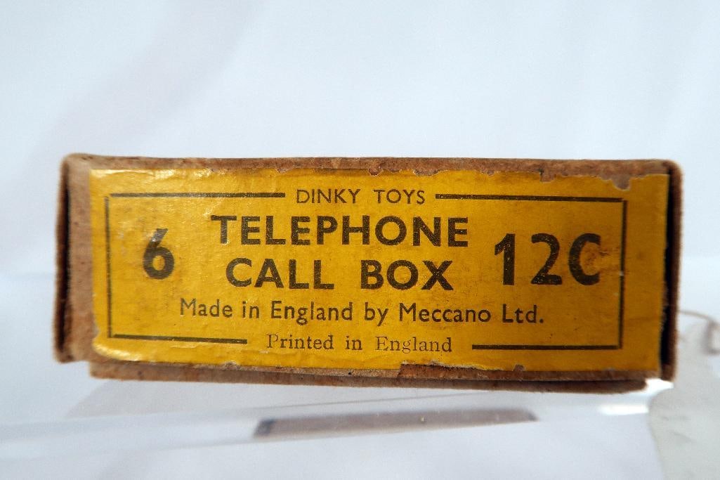 Dinky Toys 12C Telephone Call Box Trade Pack with 12c telephone call box (1 of 6)