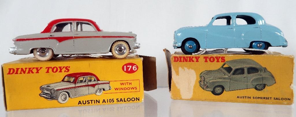 Dinky Toys 176 Austin A105 Saloon and 161 Austin Somerset Saloon (1 of 15)