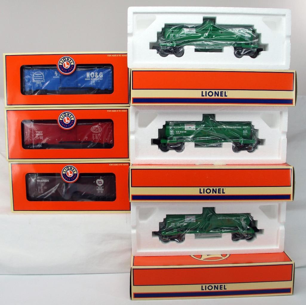 Modern Lionel O Gauge Archive BC 3 pack and Sinclair Diecast Tank Cars 3 pack (1 of 6)