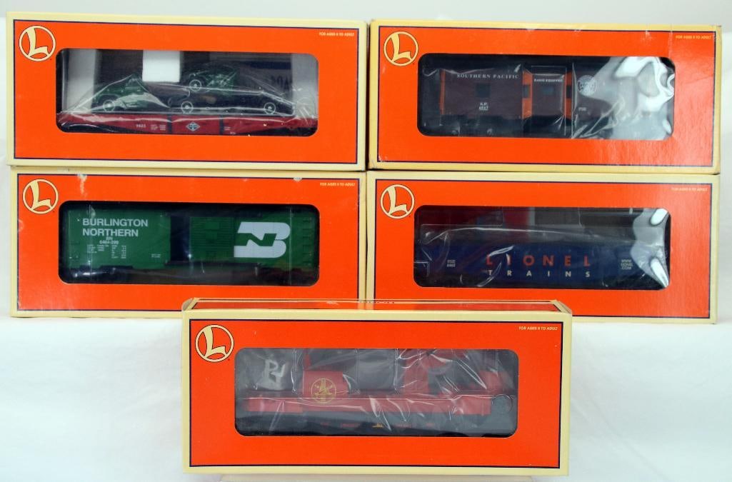 Modern Lionel O Gauge Five (5) Assorted Freight Cars (1 of 6)