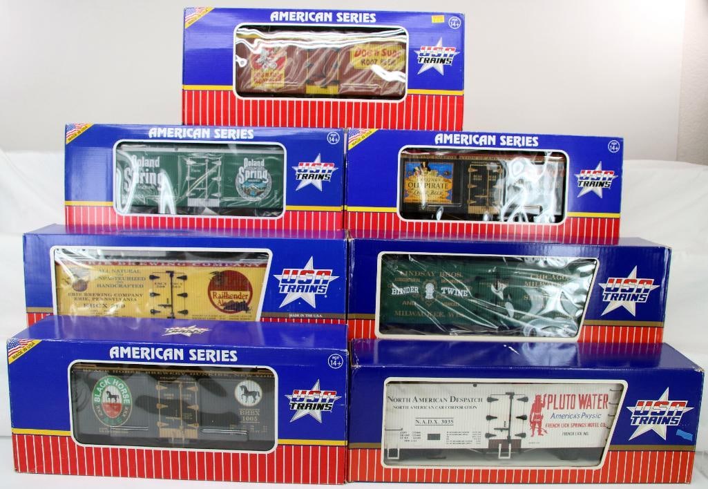 USA Trains G Scale Seven (7) Assorted Freight Cars (1 of 8)