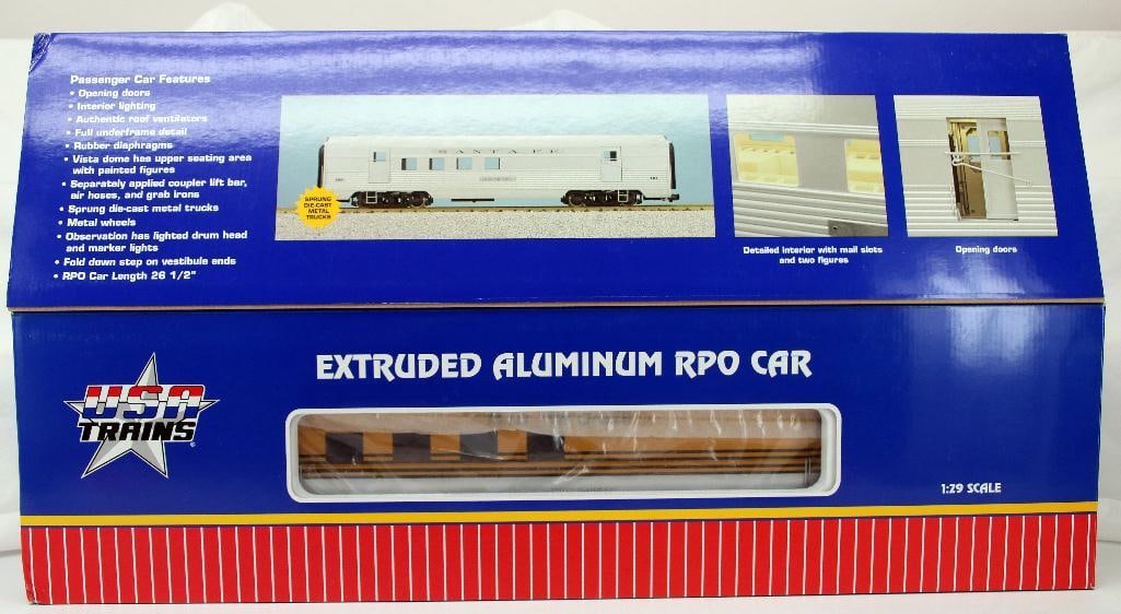 USA Trains G Scale Denver and Rio Grande RPO Car (1 of 6)