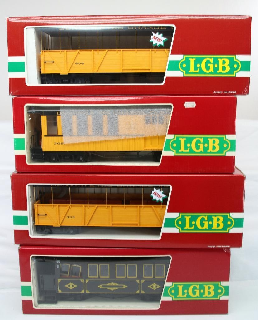 LGB G Scale 3060/30260/30260/3081 Old-time Passenger Cars (1 of 5)