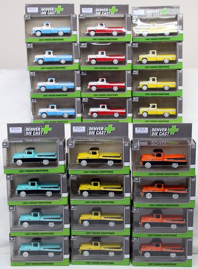 Menards Denver Diecast Twenty-four (24) Assorted 1:48th Scale Vehicles and Trucks (1 of 8)