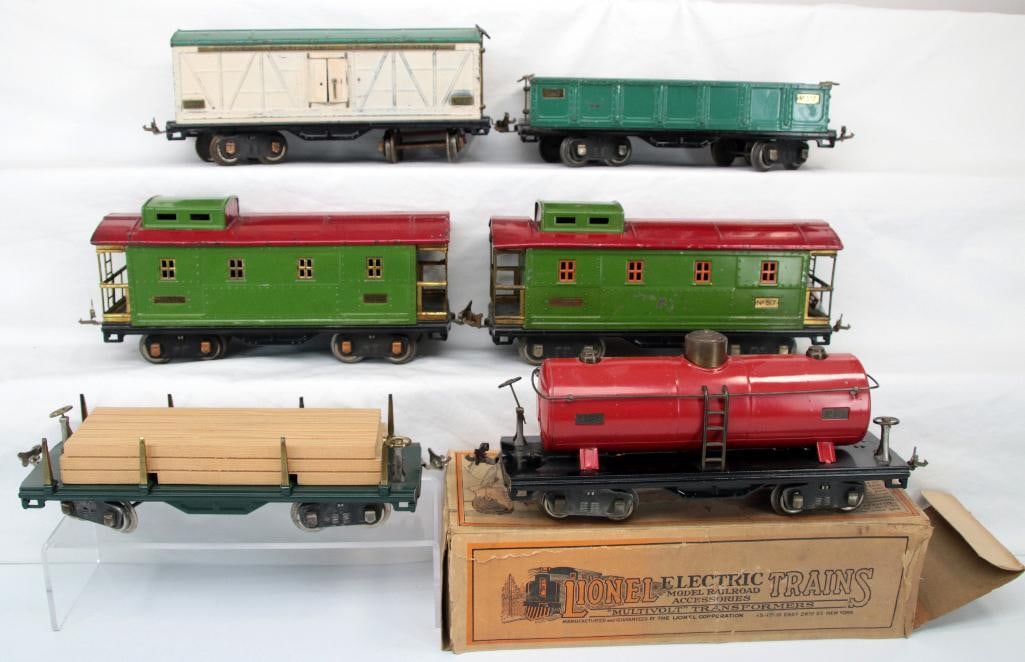 Lionel Prewar Standard Gauge Six (6) Assorted Freight Cars (1 of 10)
