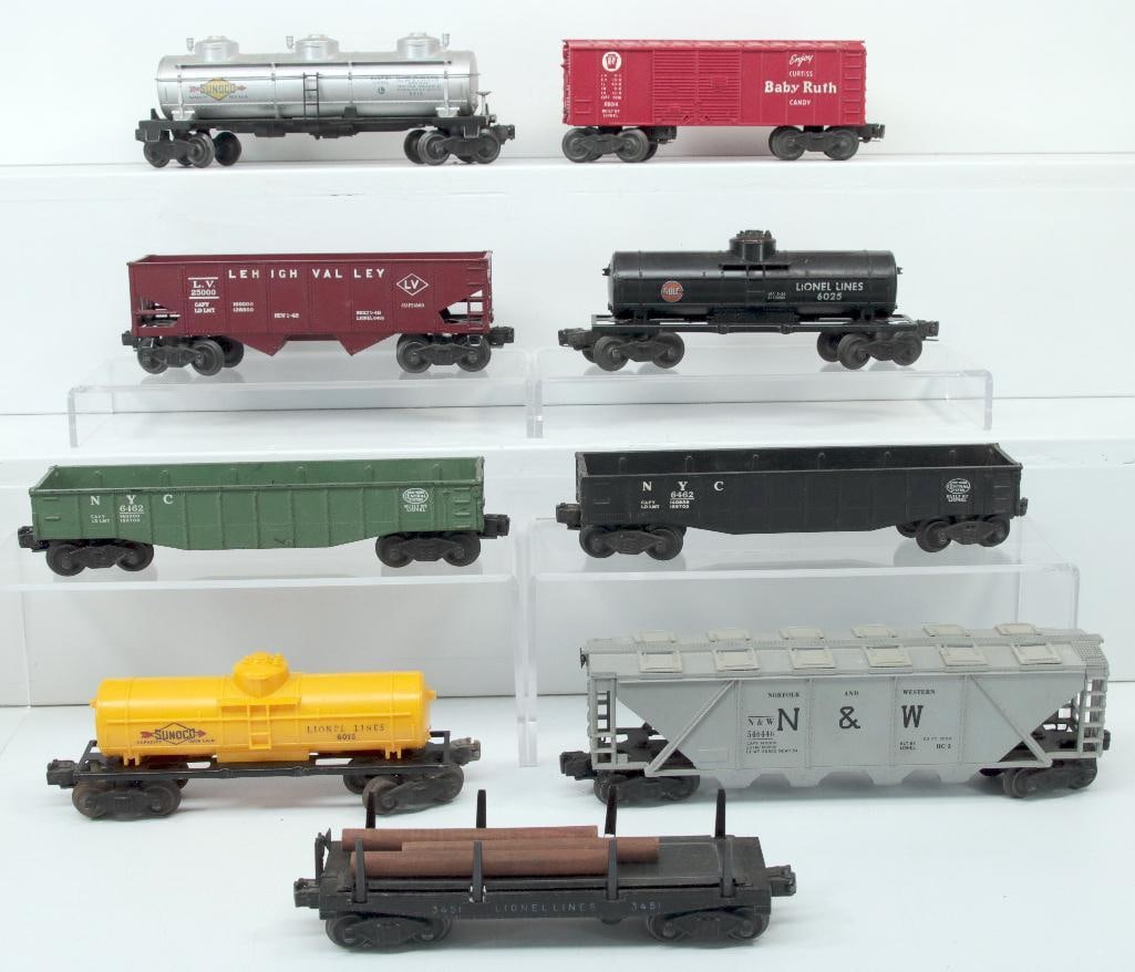 Lionel Postwar O Gauge Nine (9) Assorted Freight Cars (1 of 13)