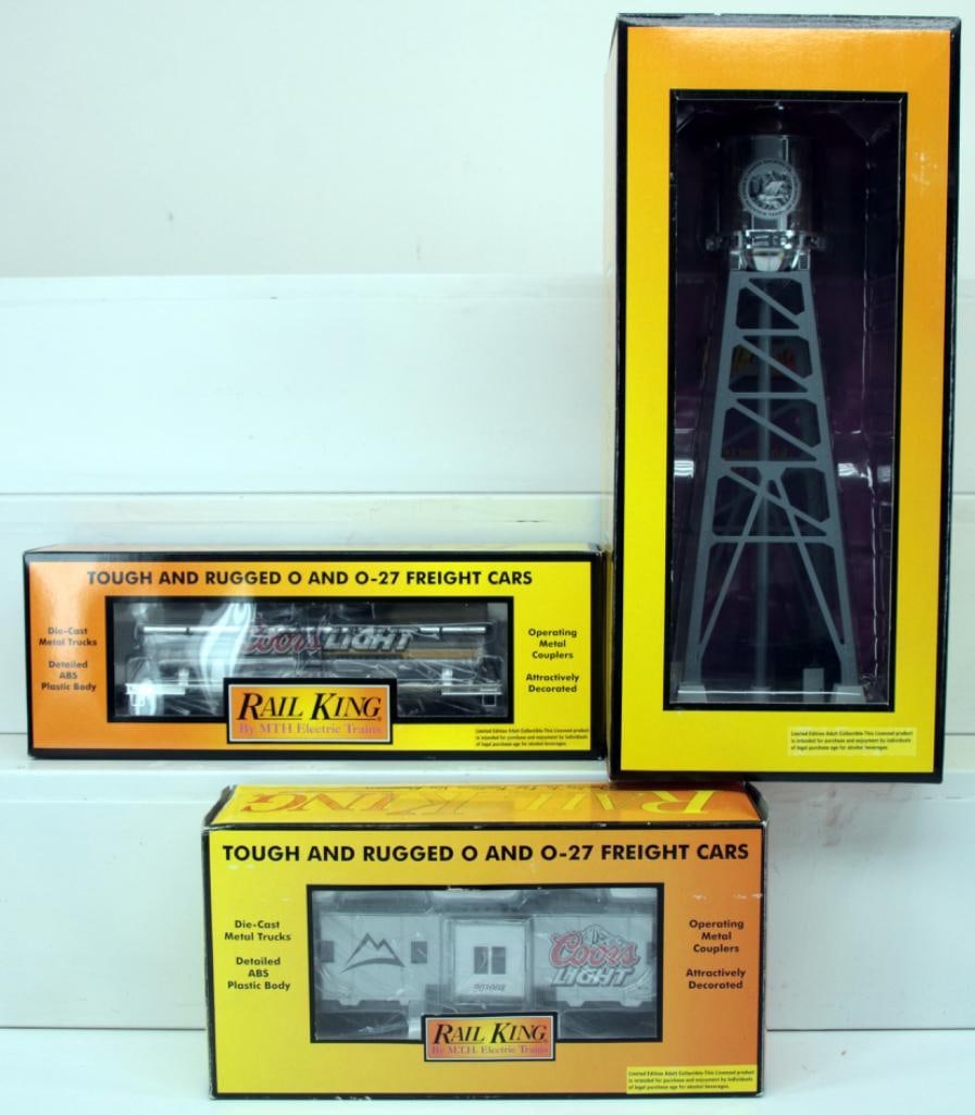 MTH O Gauge 3 Piece Coors Set Boxed (1 of 5)