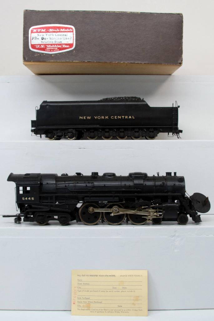 Ktm O Scale Nyc J-3a De - Streamlined Scullin - Disk Black Boxed Auction
