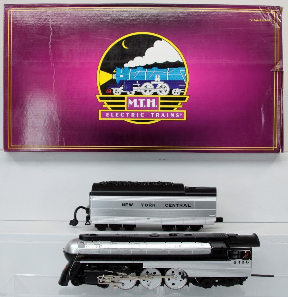 MTH O Gauge New York Central 4 - 6 - 4 Empire State Express Steam Loco and Tender PS - 2 Boxed (1 of 12)