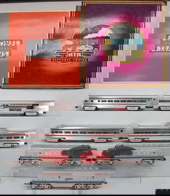 Lionel Modern O Gauge Santa Fe F - 3 Diesels Powered A Unit/Dummy A Unit/Dummy B Unit with MTH (1 of 13)