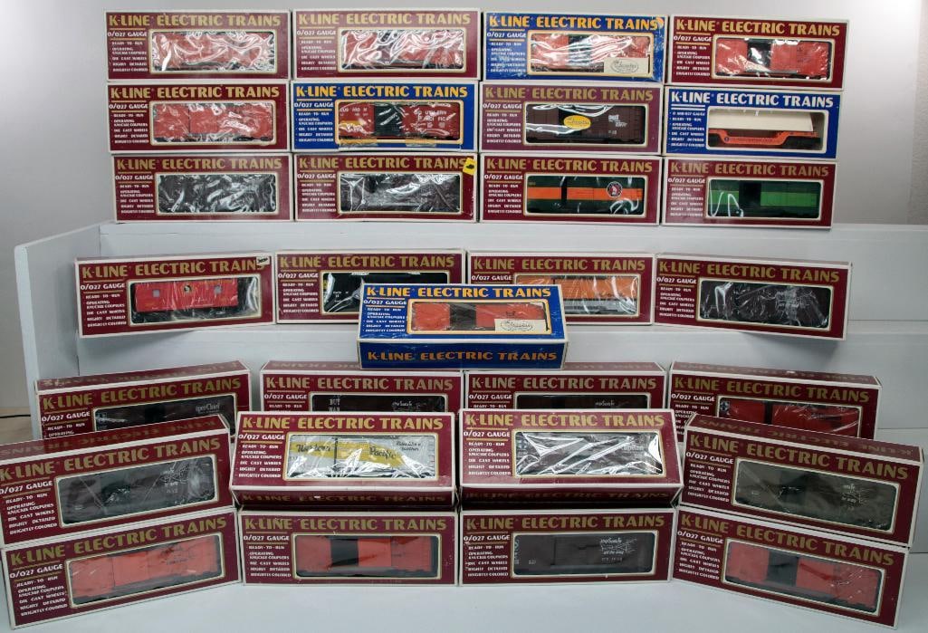 K-Line O Gauge Twenty-Nine (29) Assorted Freight Cars Boxed (1 of 11)