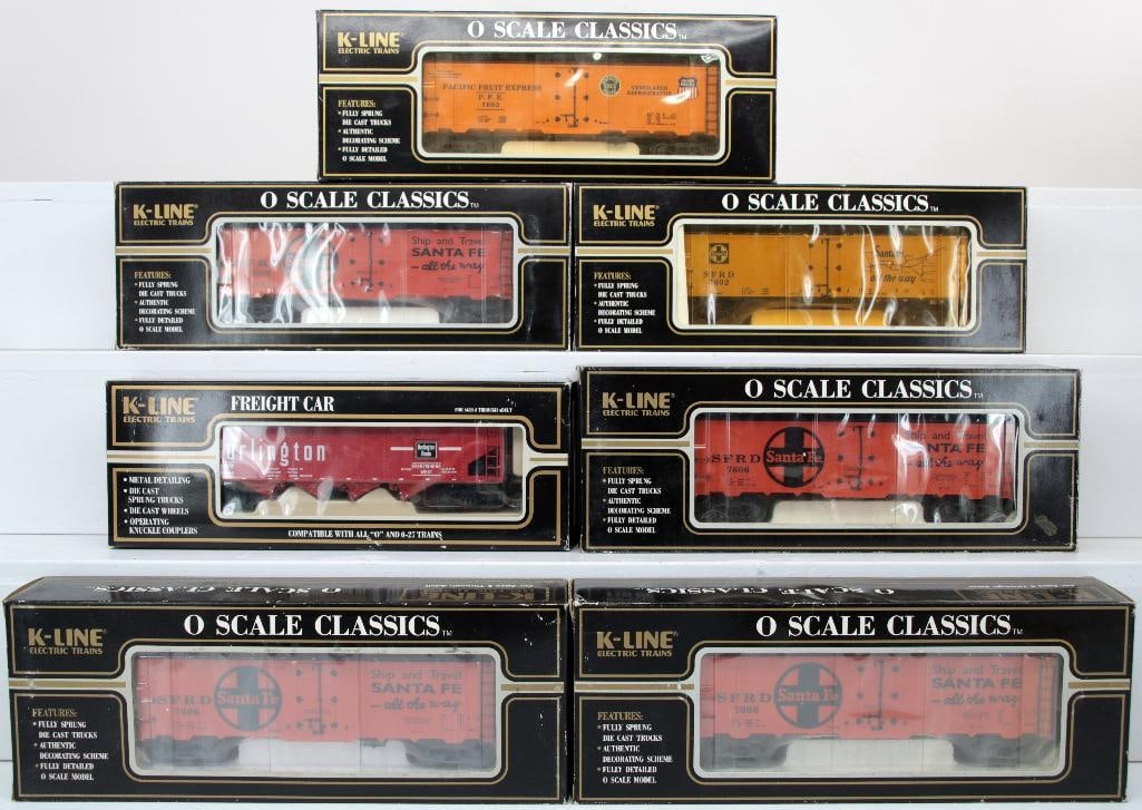 K-Line O Gauge Seven (7) Assorted Freight Cars (1 of 6)