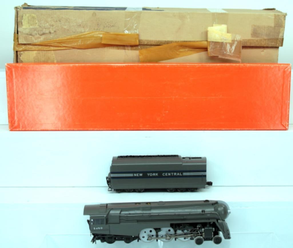 Lionel Smithsonian Collection O Gauge Dreyfuss Hudson #6-18027 Serial No. 548 Boxed (1 of 12)