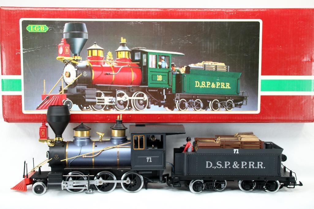 LGB G Scale 2028D old-style Loco and Tender (1 of 8)