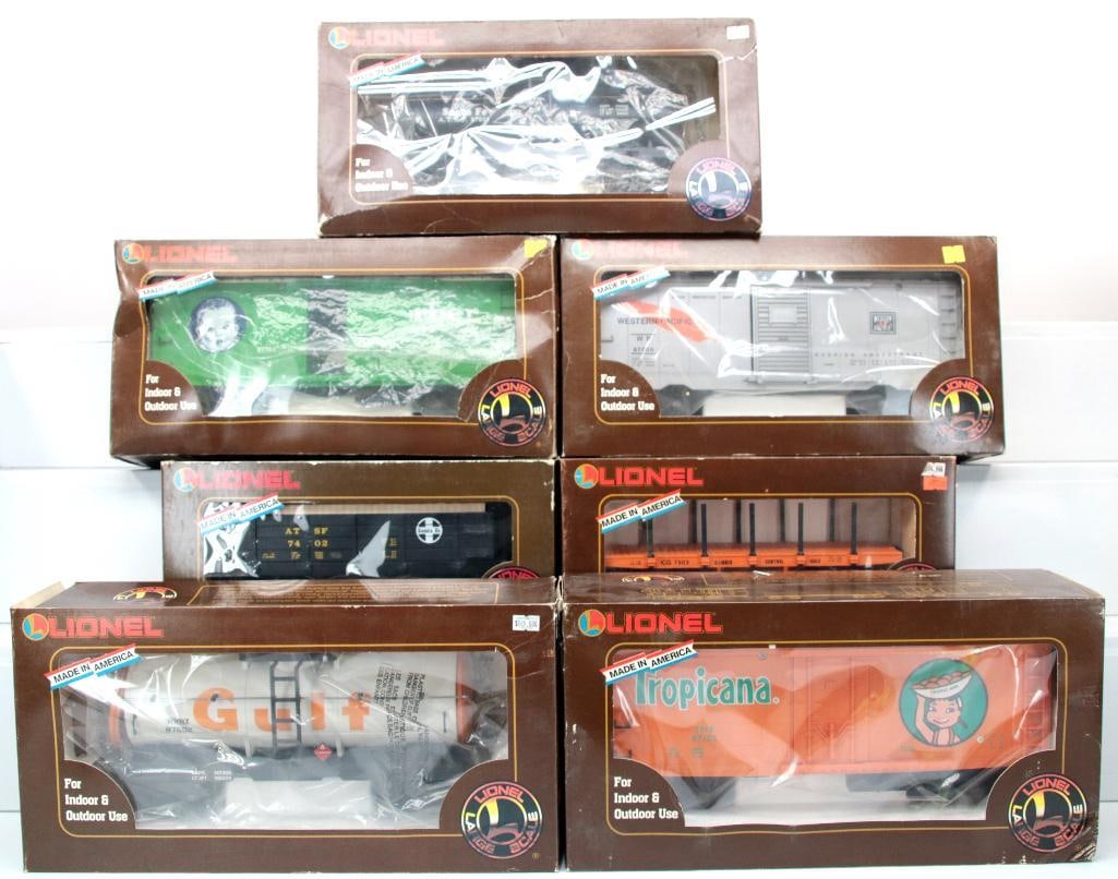 Lionel G Scale Seven (7) Assorted Freight Cars Boxed (1 of 4)