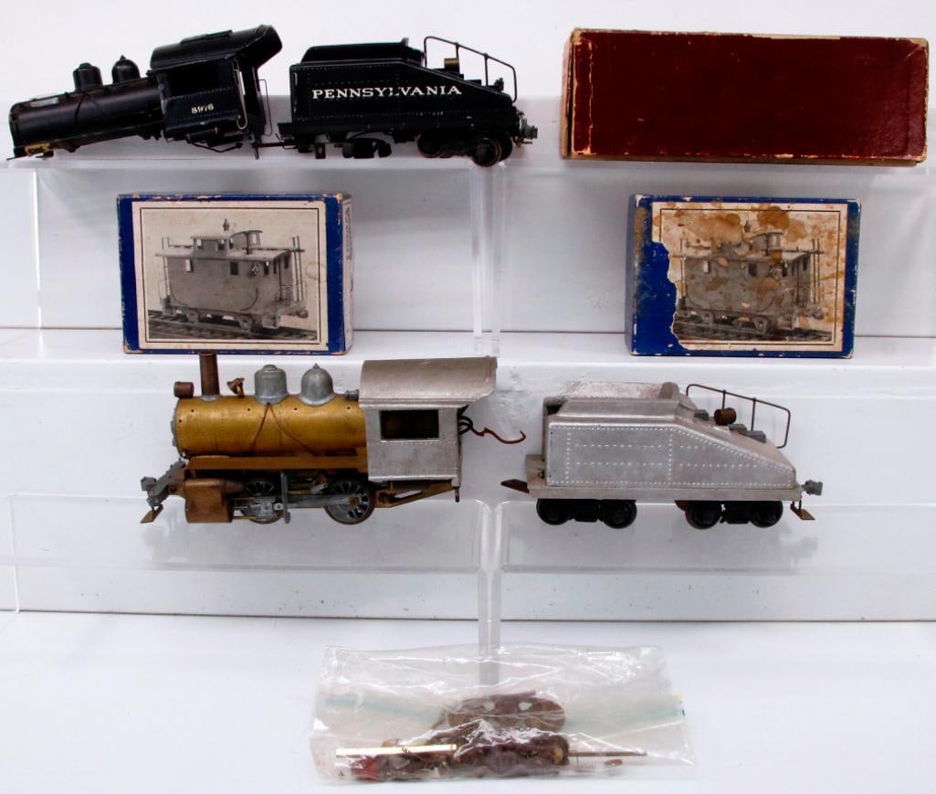 Thomas Industries Postwar O Gauge Tank Car Unassembled Kit/ Four-Wheel Caboose Unassembled Kit X2 (1 of 16)