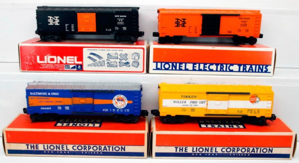 Lionel Postwar O Gauge 6464 - 725 orange New Haven/6464 - 400/6464 - 500/6464 - 425 Black New Haven (1 of 18)
