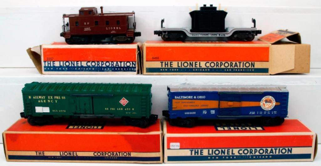 Lionel Postwar O Gauge Four (4) Assorted Freight Cars (1 of 14)