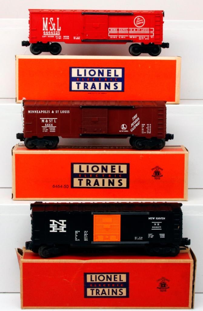 Lionel Postwar O Gauge 6464 - 525/6464 - 50/6464 - 425 Box Cars (1 of 13)