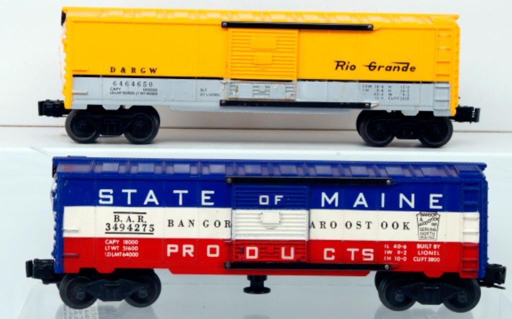 Lionel Postwar O Gauge 6464 - 650 and 6434 - 275 Box Cars (1 of 6)
